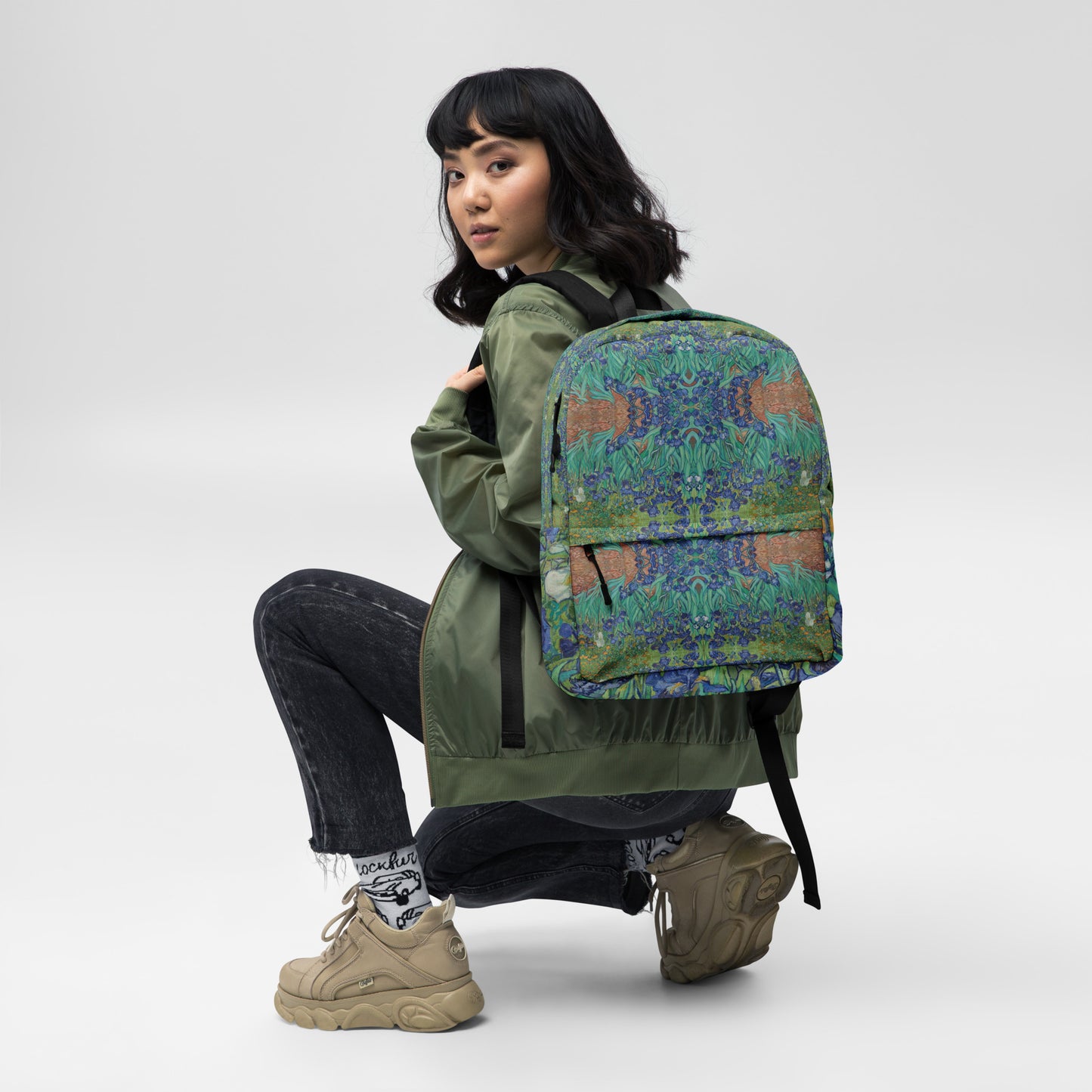 wearable art travel bag